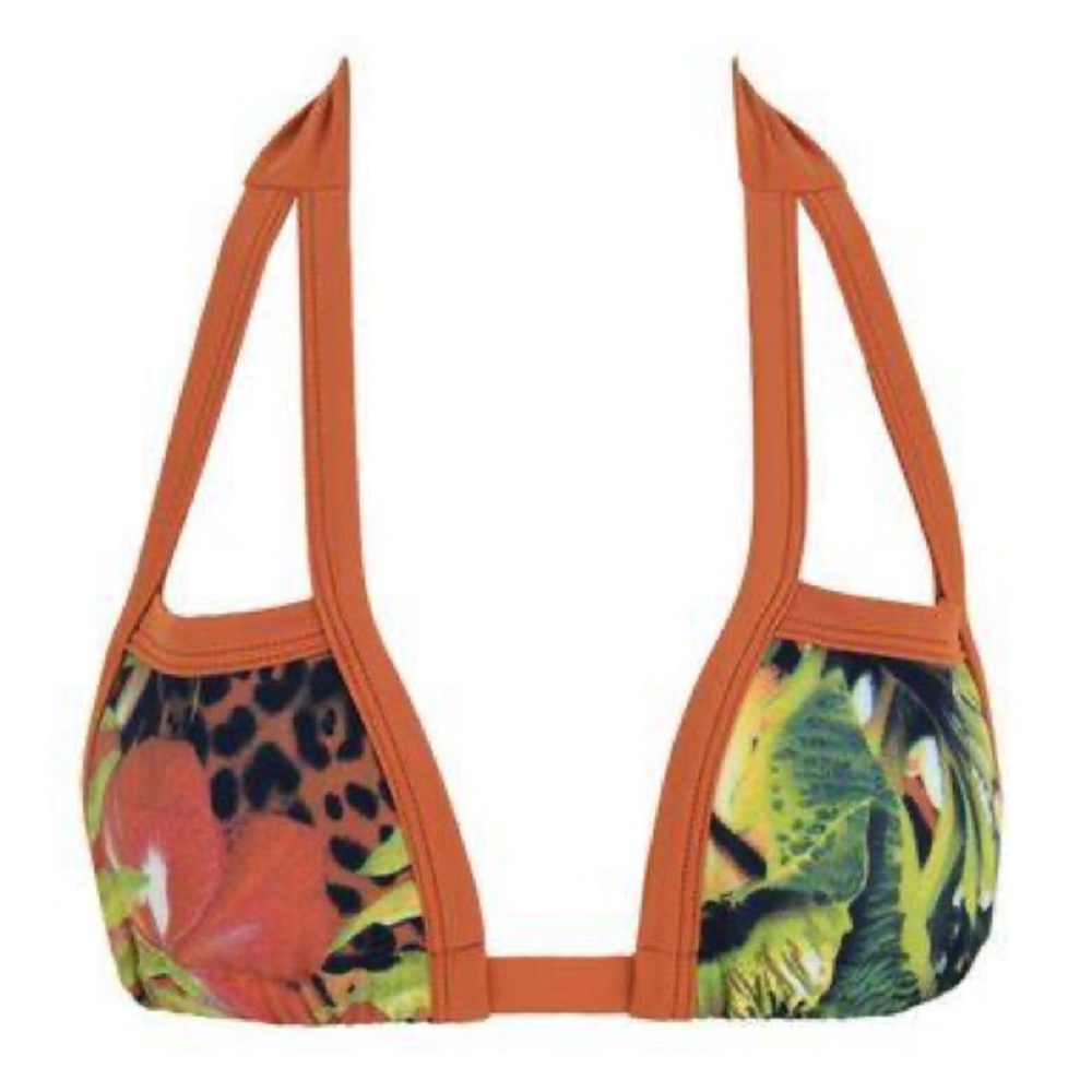 Montce Swim Safari Tortugas Outline Swimsuit Bikini Triangle Top